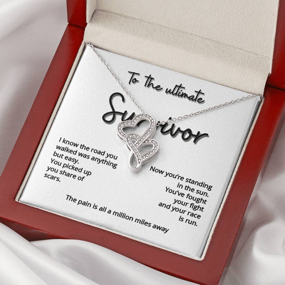 Ultimate Survivor Double Hearts Necklace