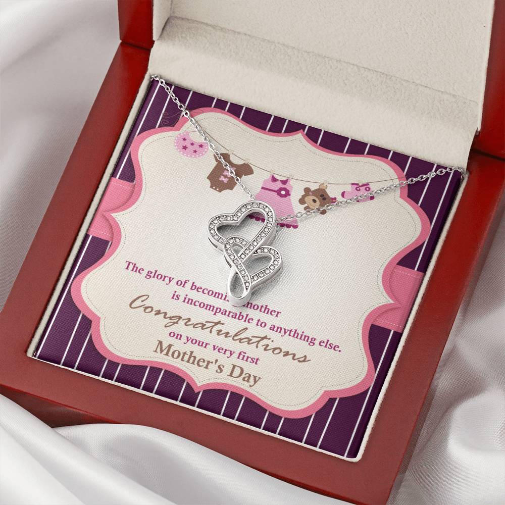 Double Hearts - Mother's Day Double Hearts Necklace