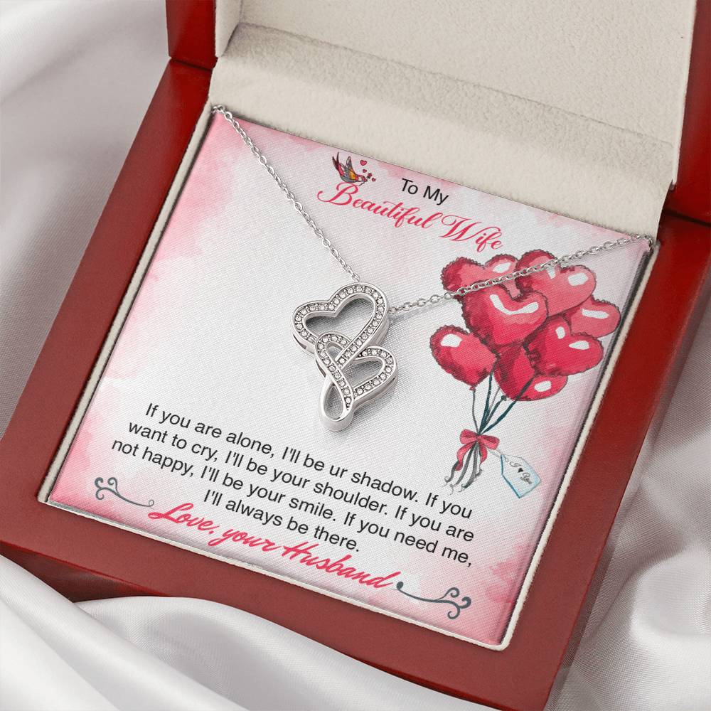 Beautiful Double Hearts Necklace