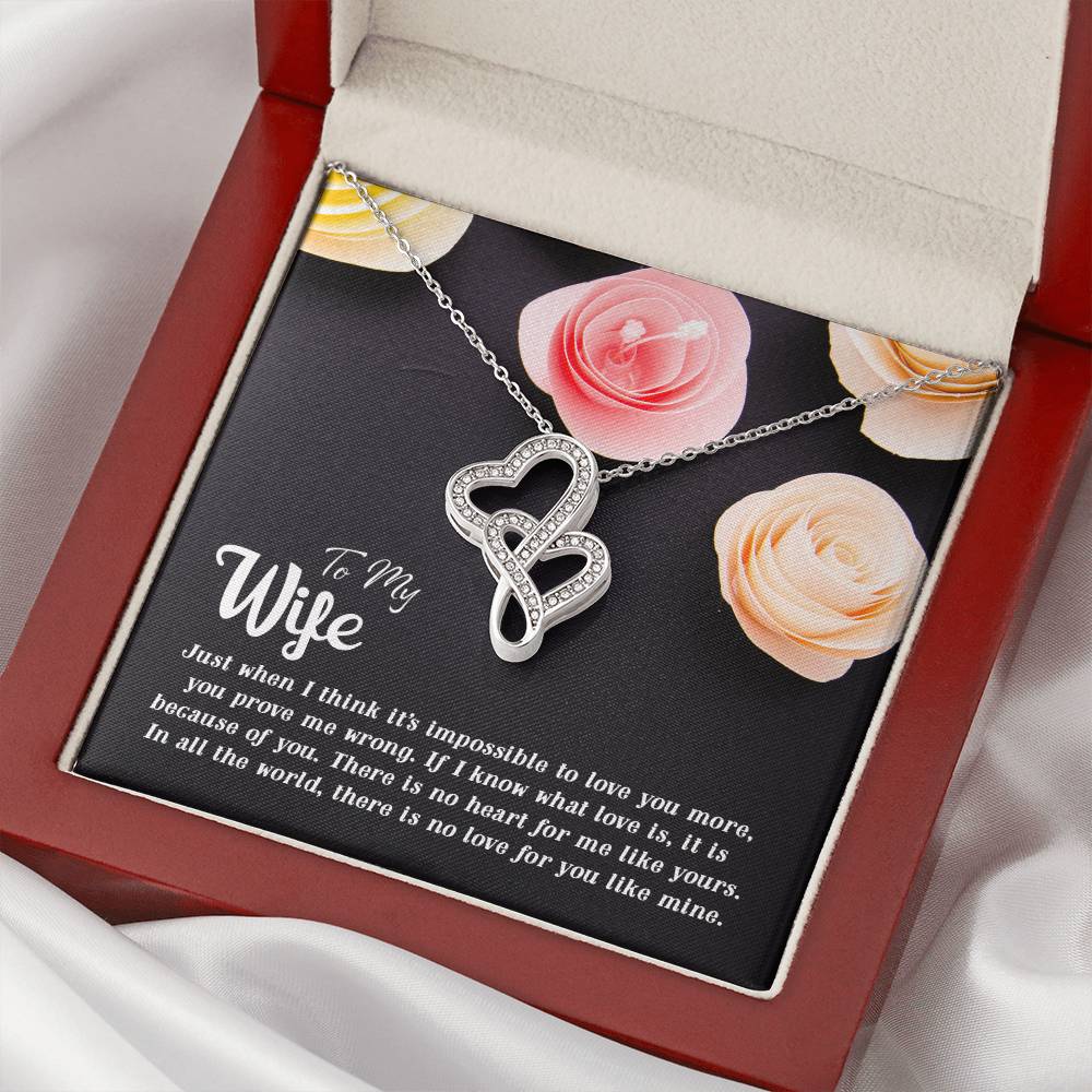 Collection Wife - Just When I Think - Necklace Double Hearts Necklace