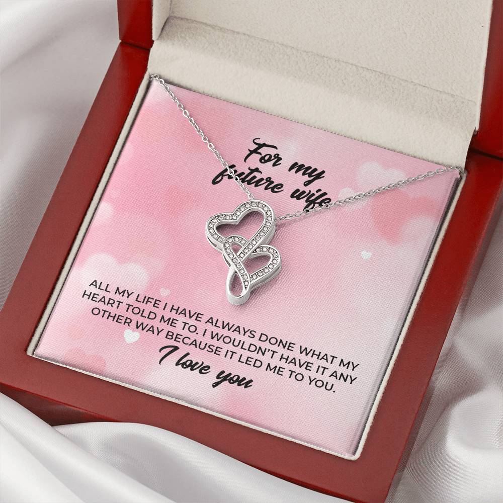 Eternal Bond Necklace Double Hearts Necklace