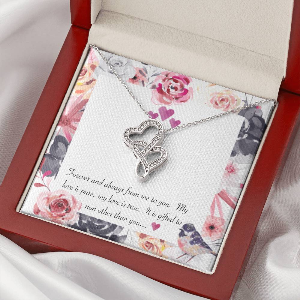 Forever Love Double Hearts Necklace