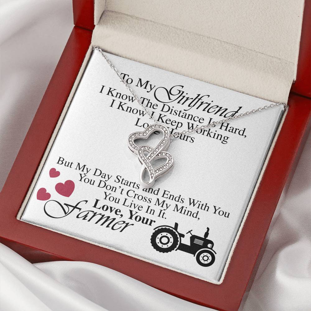 Farmer's Girlfriend - Double Hearts Necklace