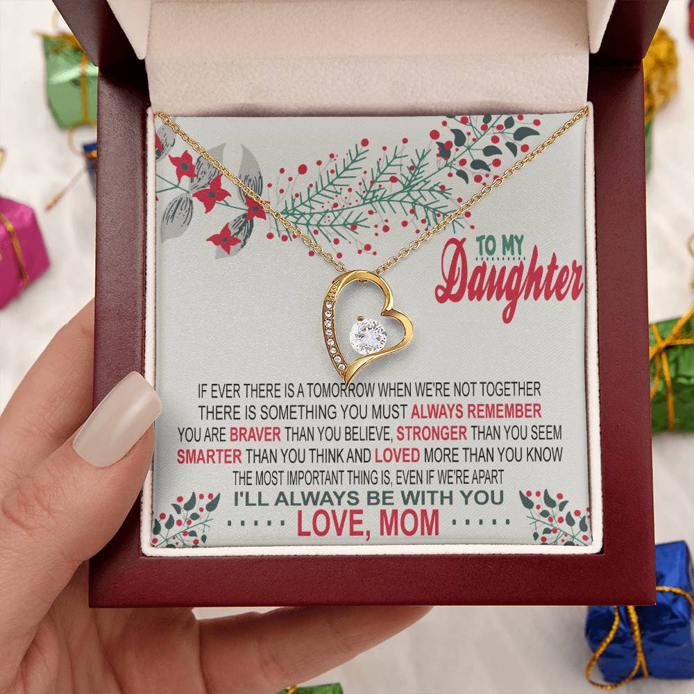 Gift For Daughter From Mom Daughter Mother Necklace Daughter Gift From Mom To My Daughter Daughters Birthday Unique Gift For Daughter Grown Up Forever Love Necklace