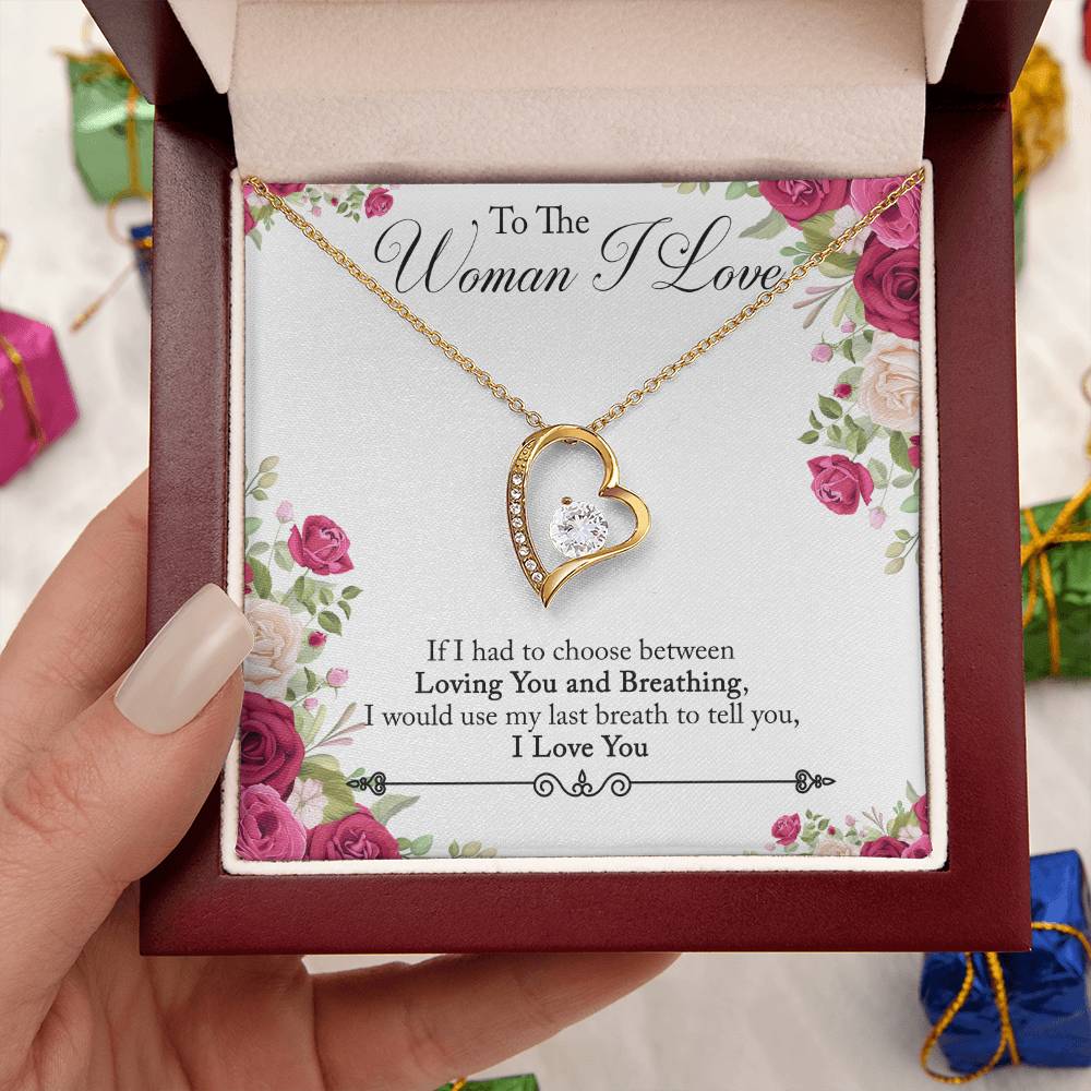 To The Woman I Love Forever Love™ Necklace Forever Love Necklace
