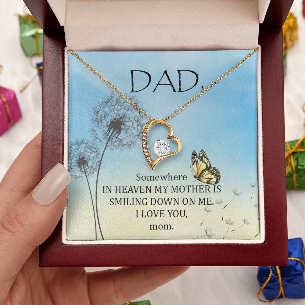 Dad - The Years May Pass But Still You Stay - Necklace Forever Love Necklace