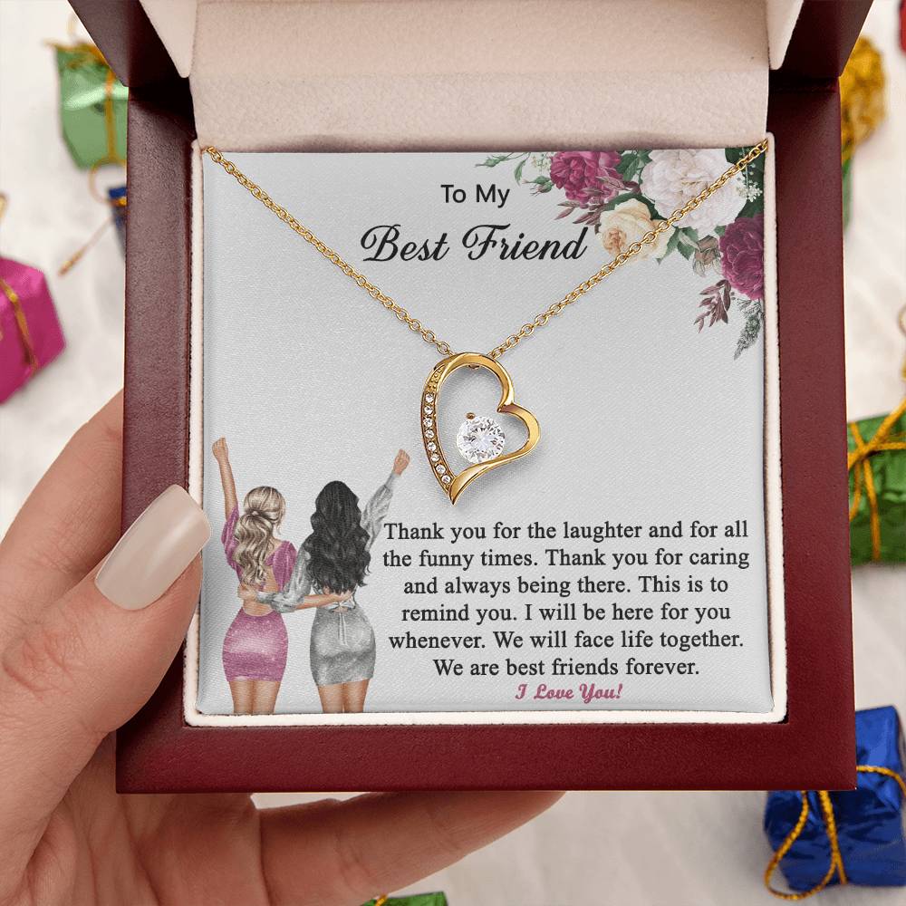 Gift For Best Friend Friend Necklace 1 Forever Love Necklace