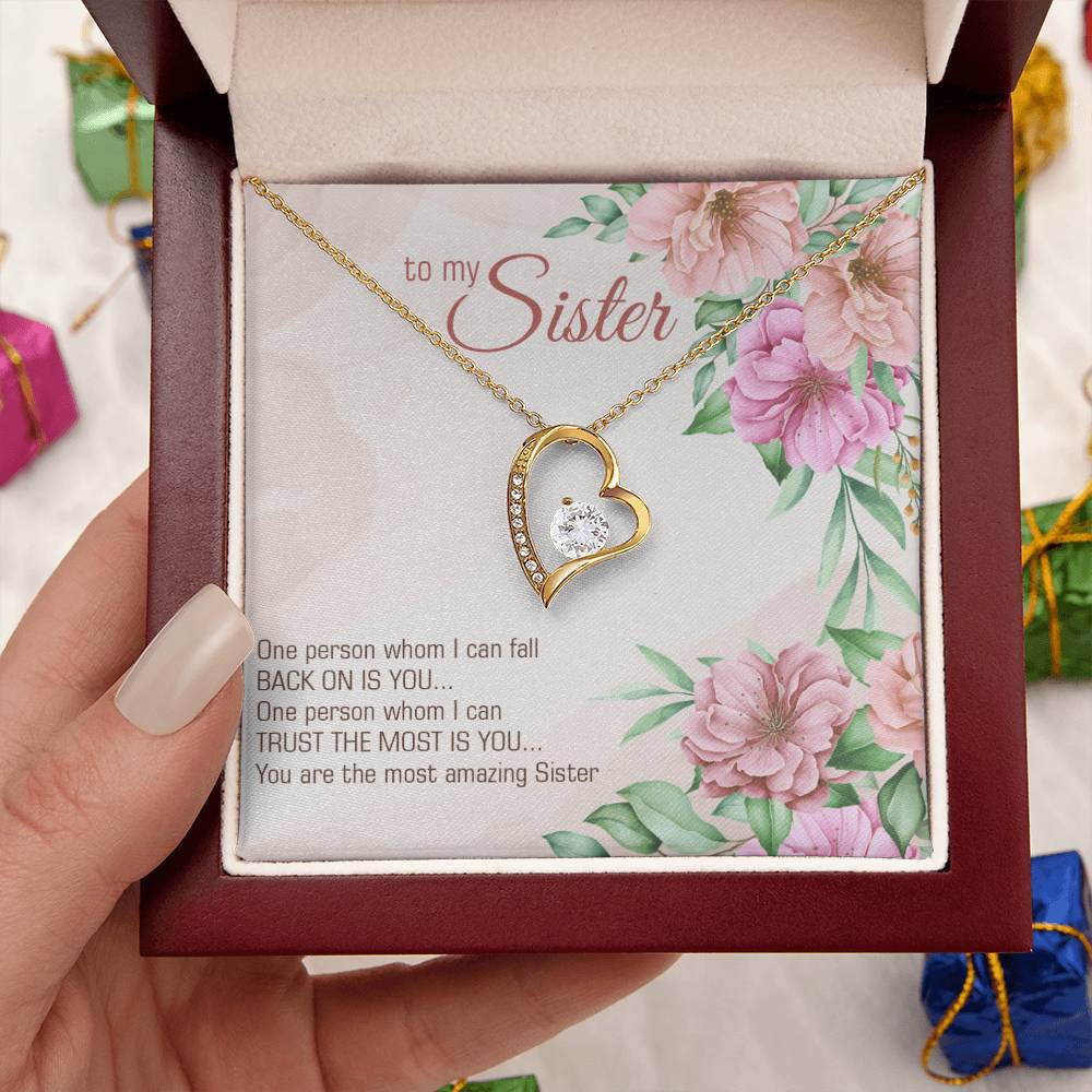 Collection Sister Most Amazing Sister Forever Love Necklace