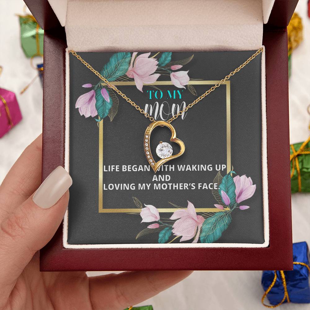 Forever Love Necklace With Message Card Forever Love Necklace