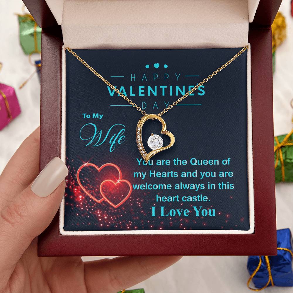 Valentine's Day Gift For Wife Romantic Gift Ideas Gift For Wife Forever Love Necklace