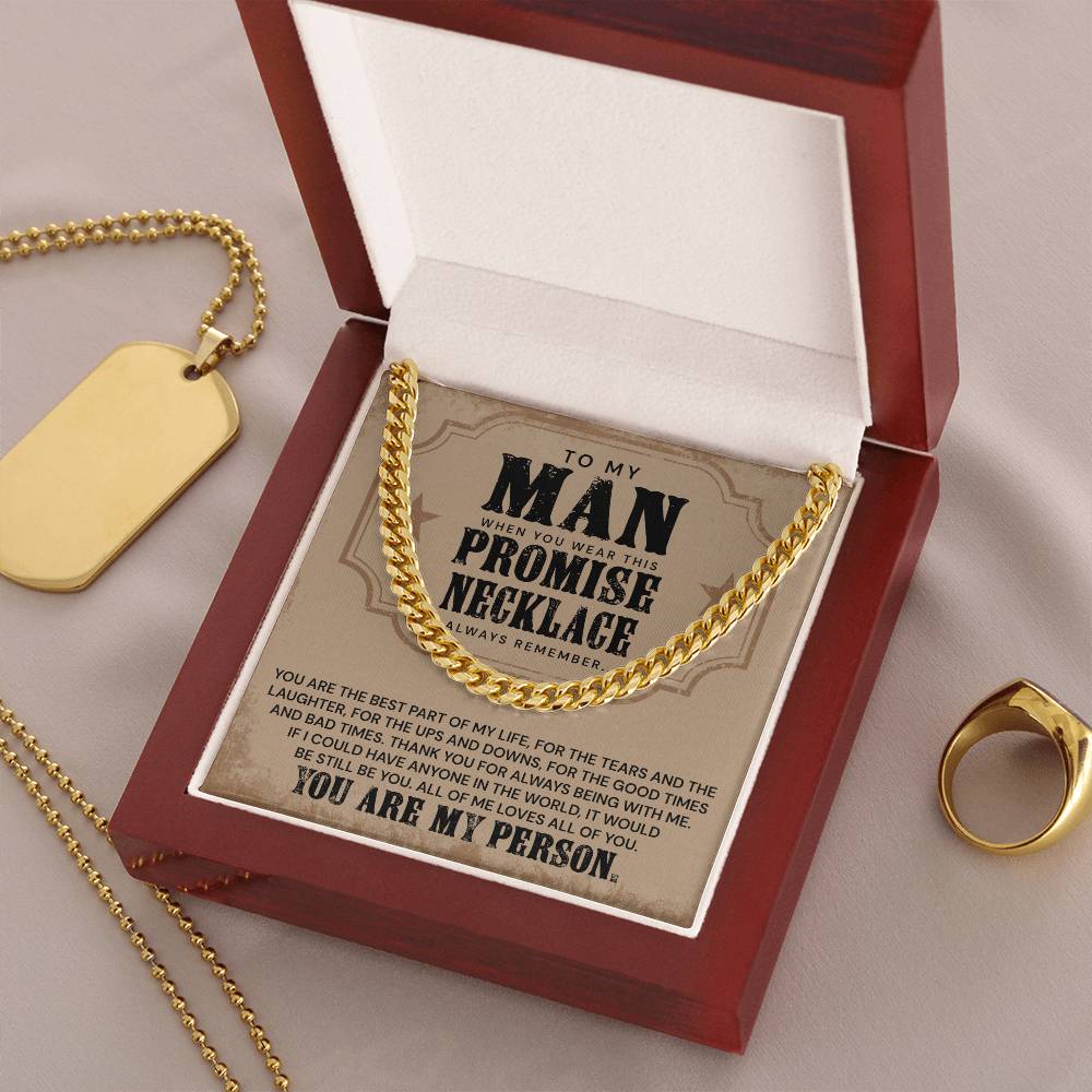 You Are The Best Part Of My Life - Cuban Link Chain Necklace