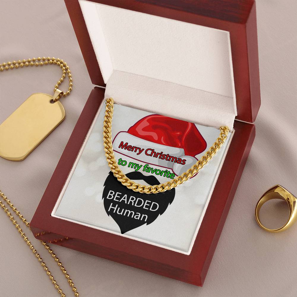 Favorite Bearded Human Cuban Link Chain