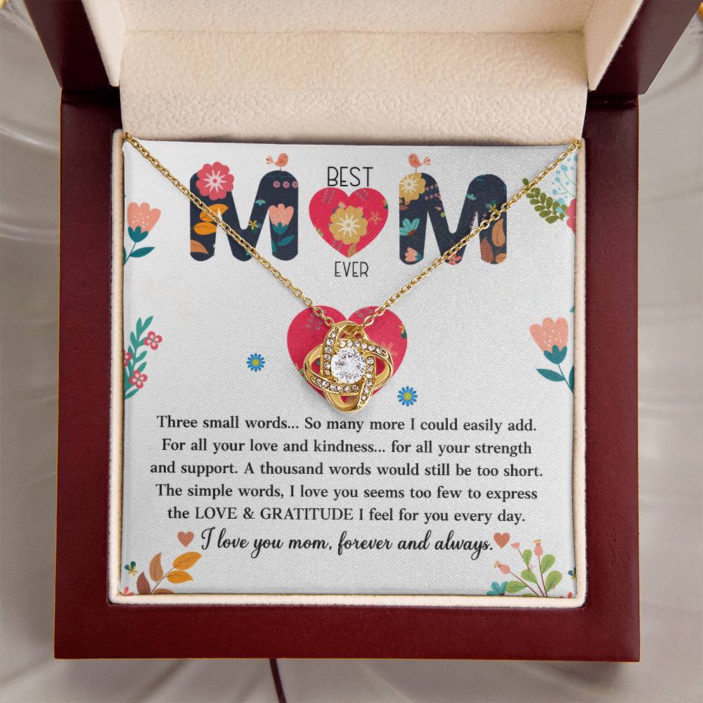 Best Mom Ever - The Love Knot Necklace Love Knot Necklace