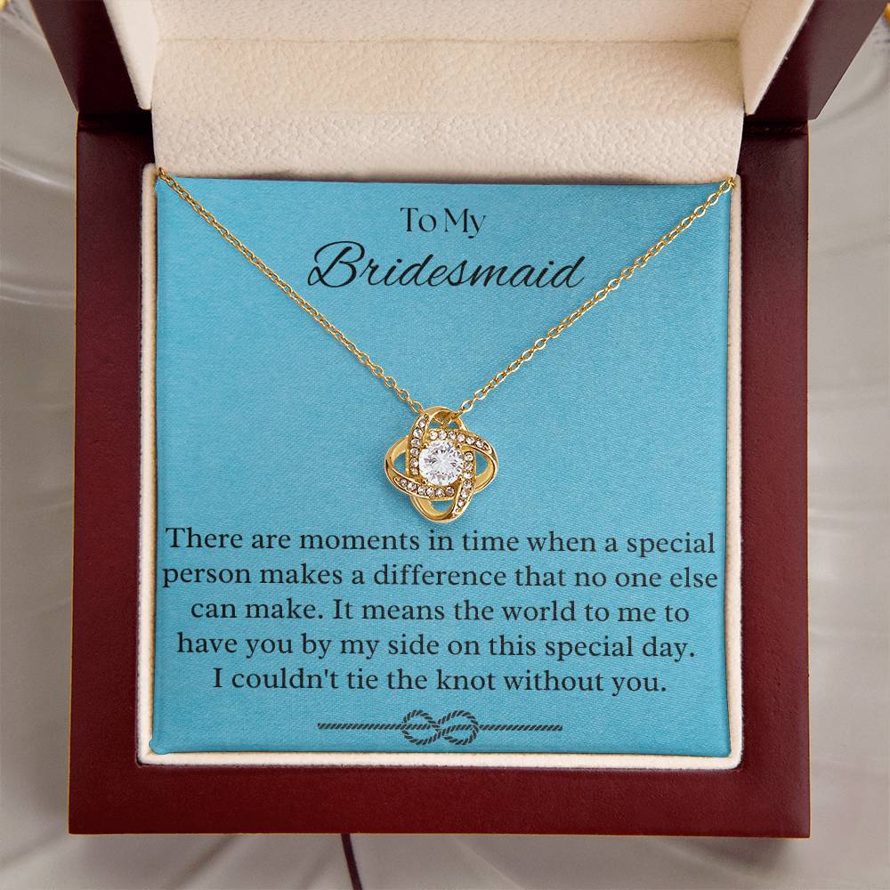 Bridesmai Love Knot Necklace