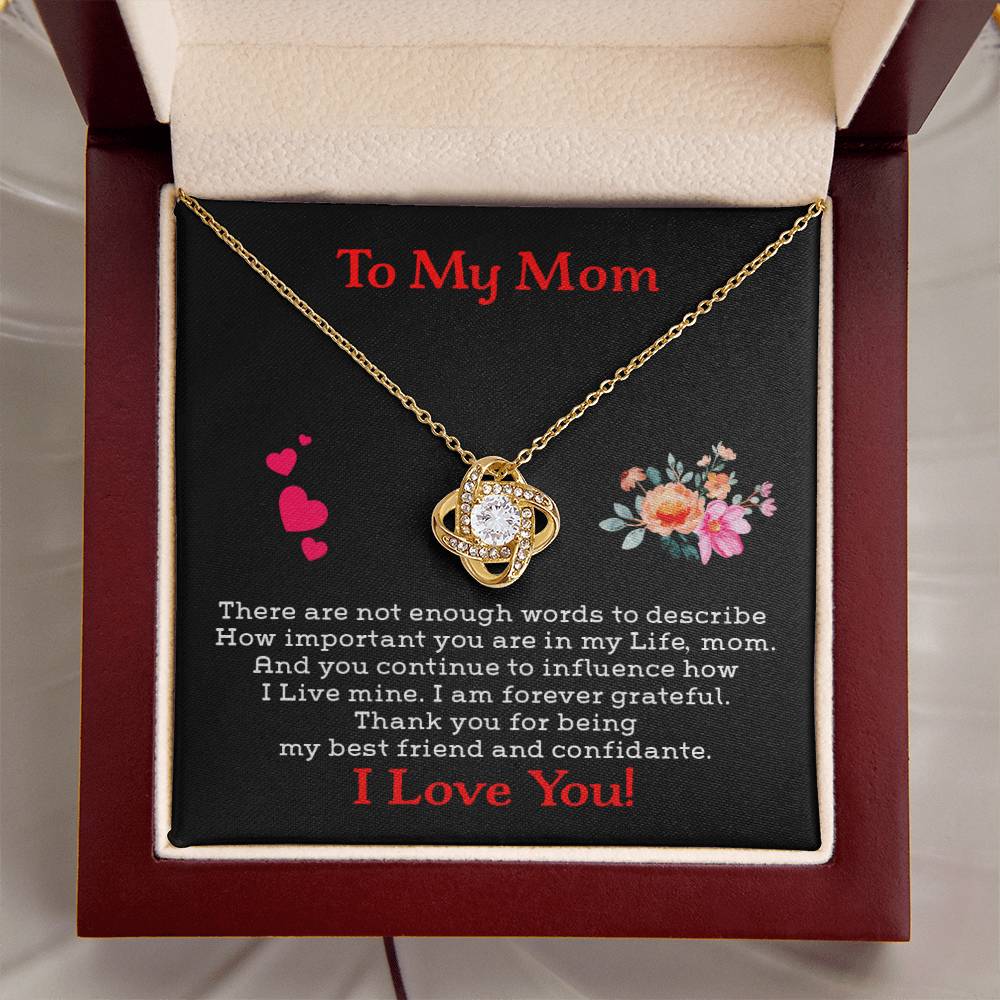 Gift For Mom - Love Knot Necklace 6 Love Knot Necklace
