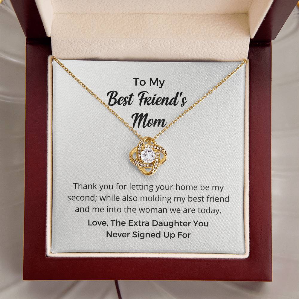 Best Friend's Mom Ne Love Knot Necklace