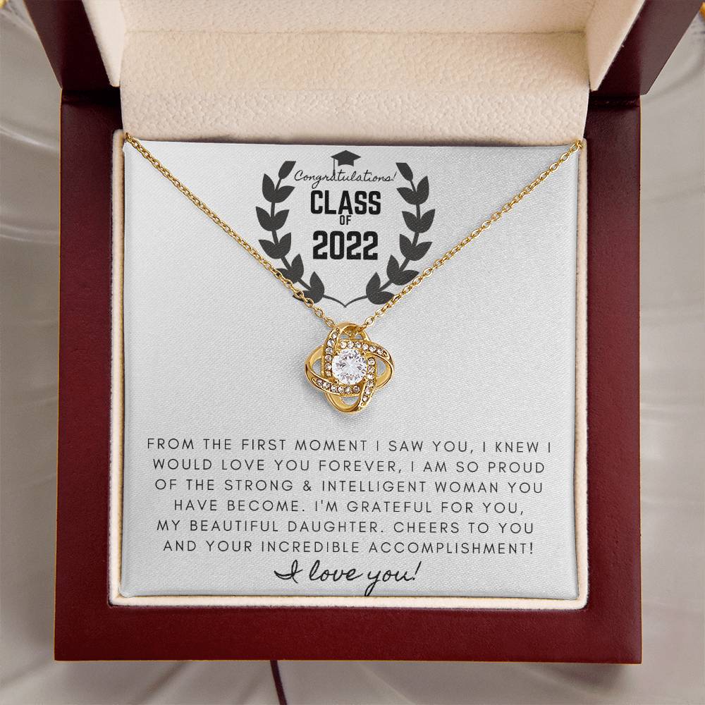 To Your Graduation Love Know Necklace Graduatio Love Knot Necklace