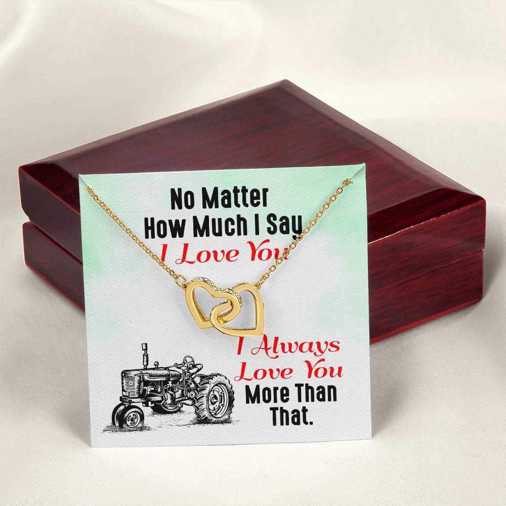 Farmer'S Girlfriend- Interlocking Heart Necklace Interlocking Hearts Necklace