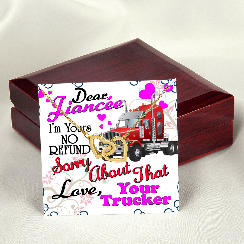 Trucker'S Fiancée - Interlocking Heart Necklace Interlocking Hearts Necklace