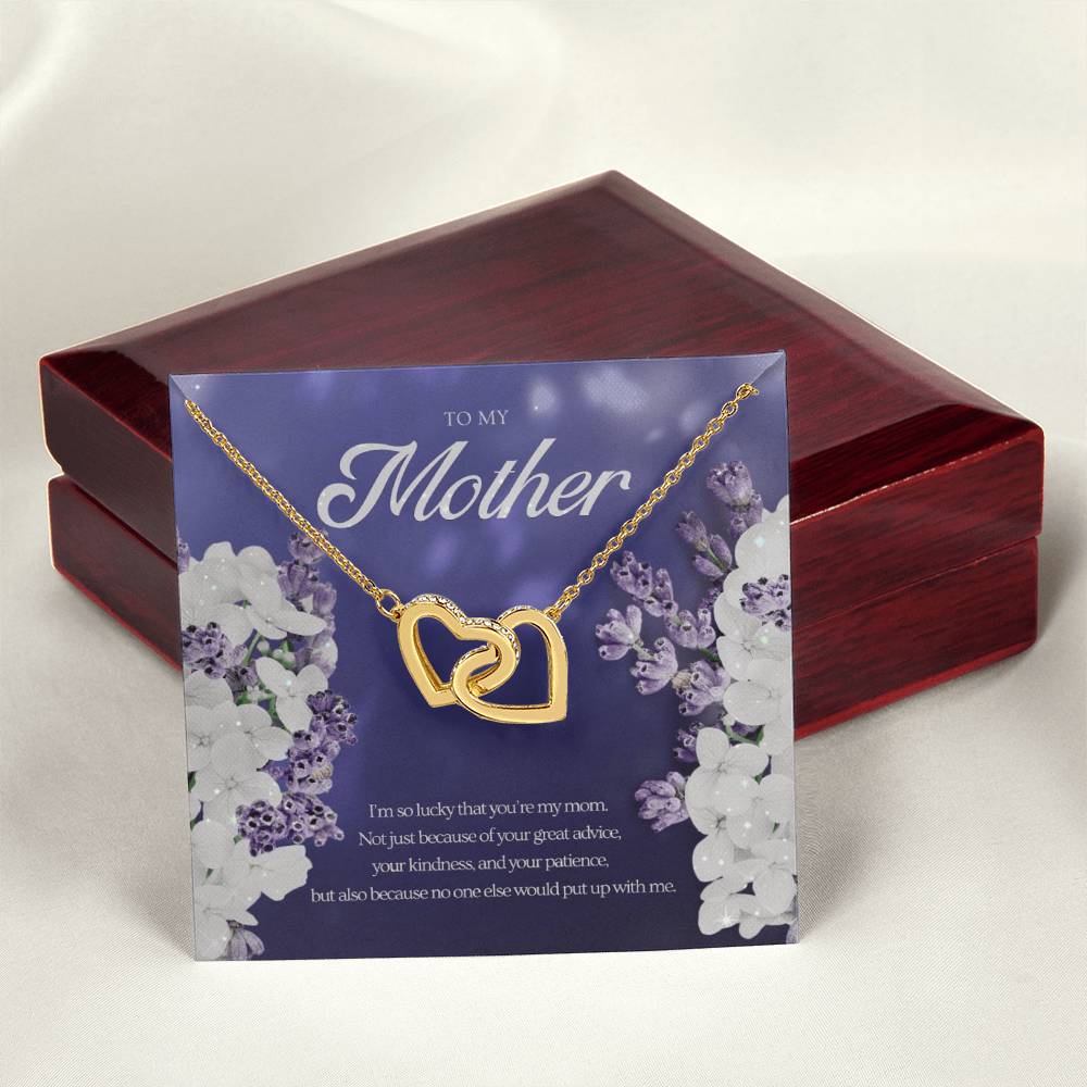 Twist Forever Love Interlocking Hearts Necklace