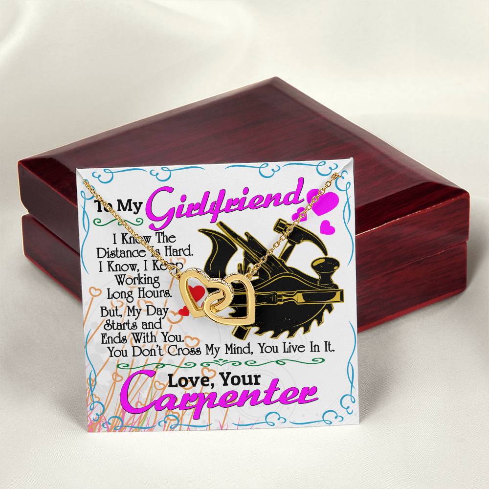 Carpenter'S Girlfriend - Interlocking Heart Necklace Interlocking Hearts Necklace