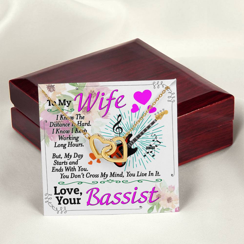 Bassist'S Wife - Interlocking Heart Necklace Interlocking Hearts Necklace