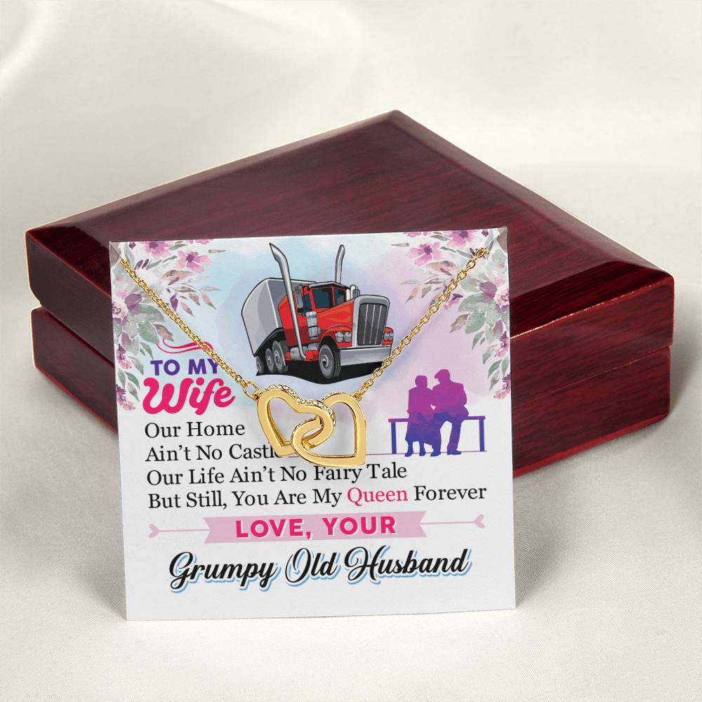 Trucker'S Wife - Interlocking Heart Necklace Interlocking Hearts Necklace