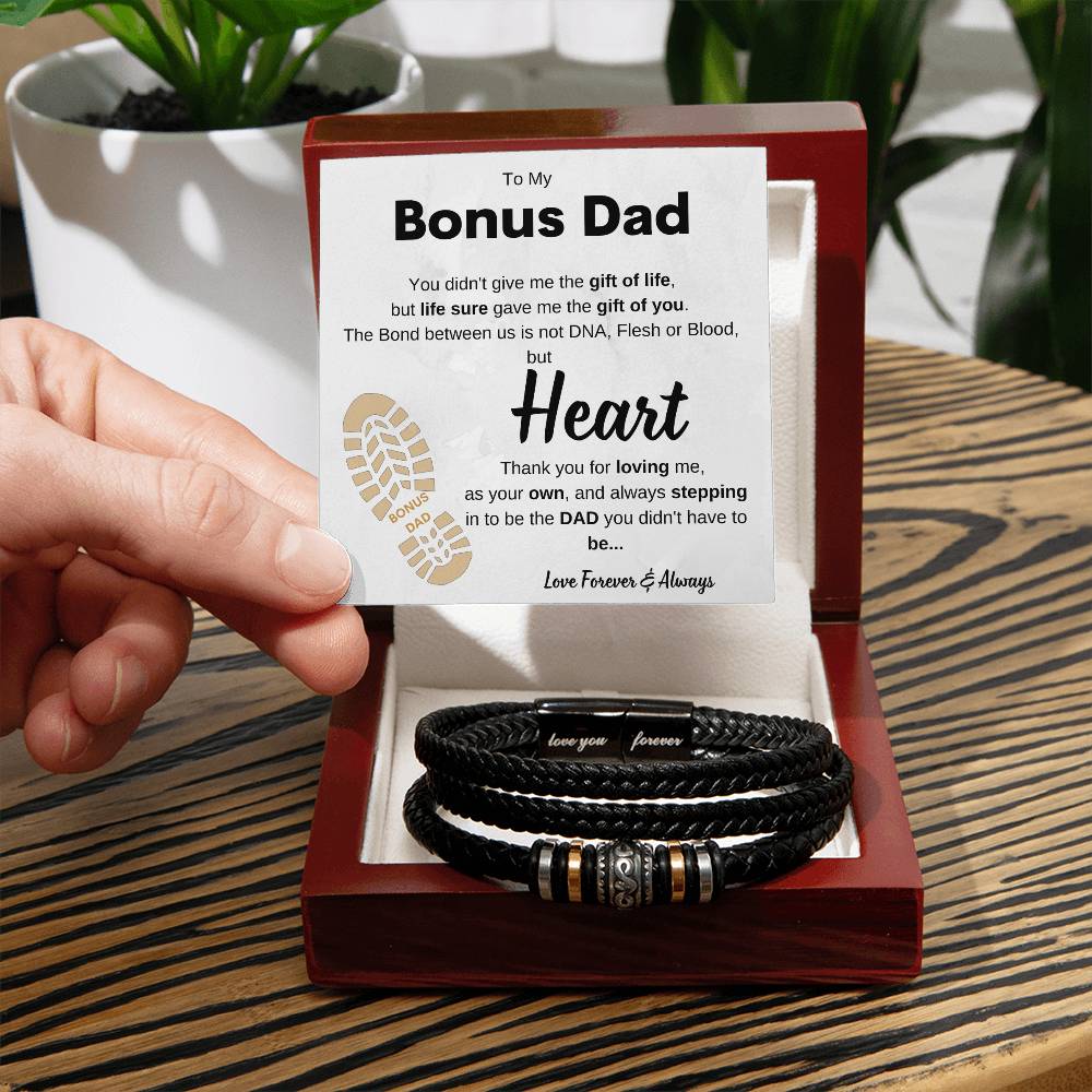 Bonus Dad Heart Love You Forever Bracelet - Love You Forever Bracelet
