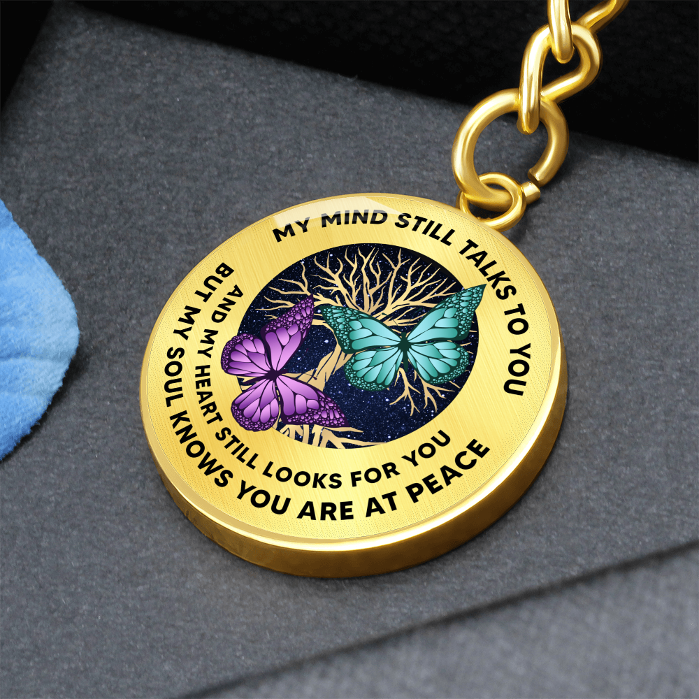 Butterfly Keychain Sympathy Gift Condolence Gift Grief Gift God Has You In His Arms