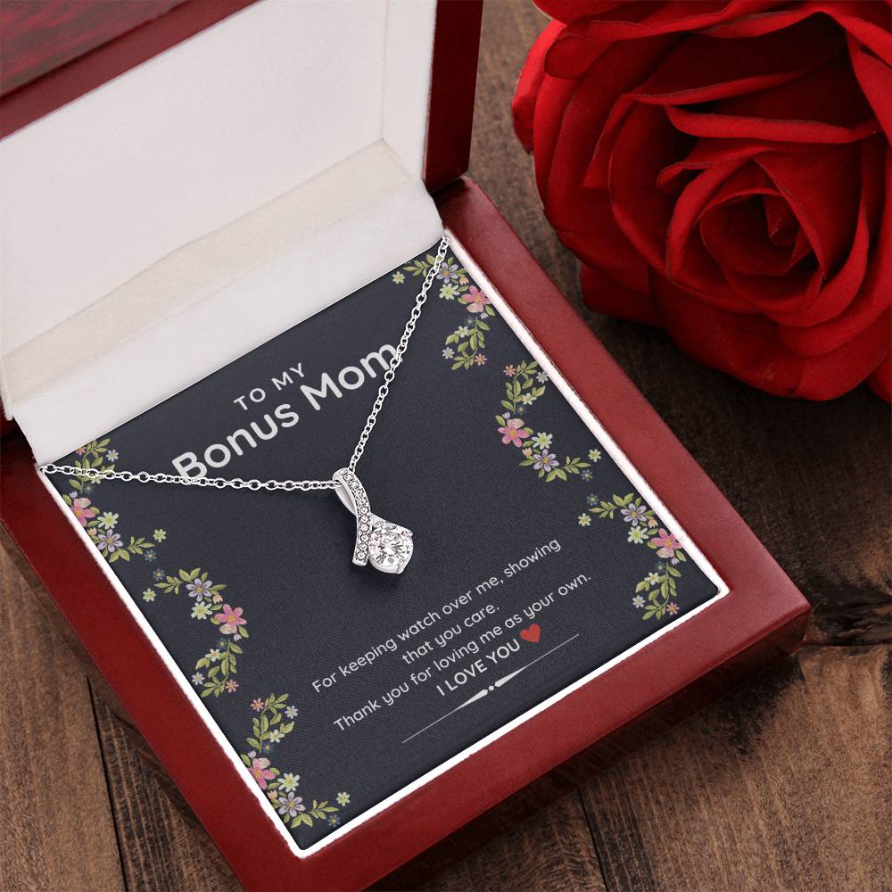 Bonus Mom Alluring Pendant Necklace Alluring Beauty Necklace