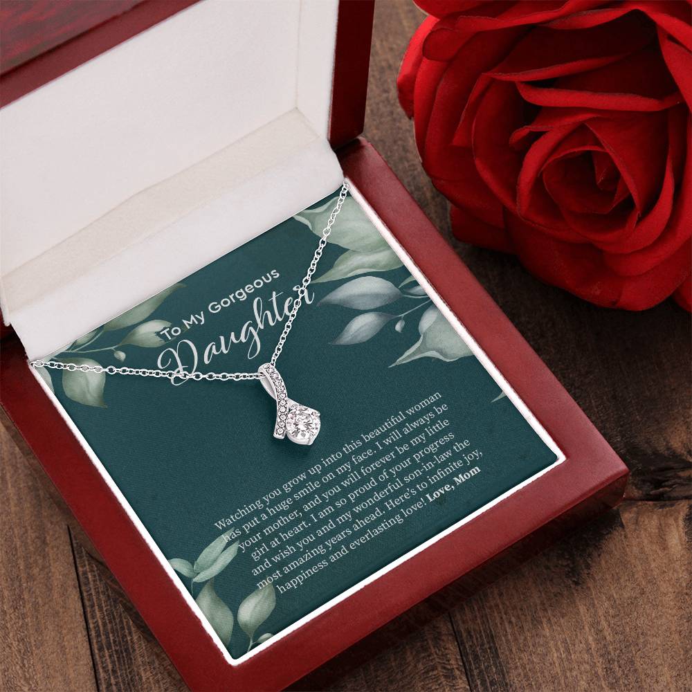 Bride Gift From Mom To Daughter On Wedding Day Gift For Daughter On Wedding Day From Mother Wedding Necklace 2 Alluring Beauty Necklace