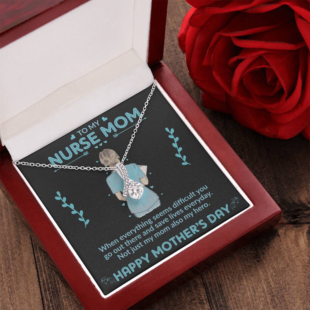 Beautiful Sparkly Pendant Necklace For Mothers Day Alluring Beauty Necklace