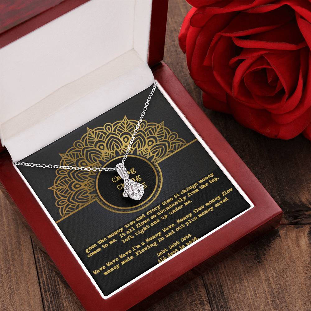 Ching Ching Ching Goes The Money Tree Daily Mantra Alluring Beauty Bling Prosperity Necklace Alluring Beauty Necklace