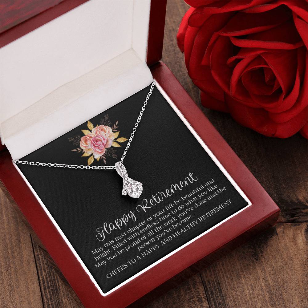 Alluring Happy Retirement Necklace Alluring Beauty Necklace