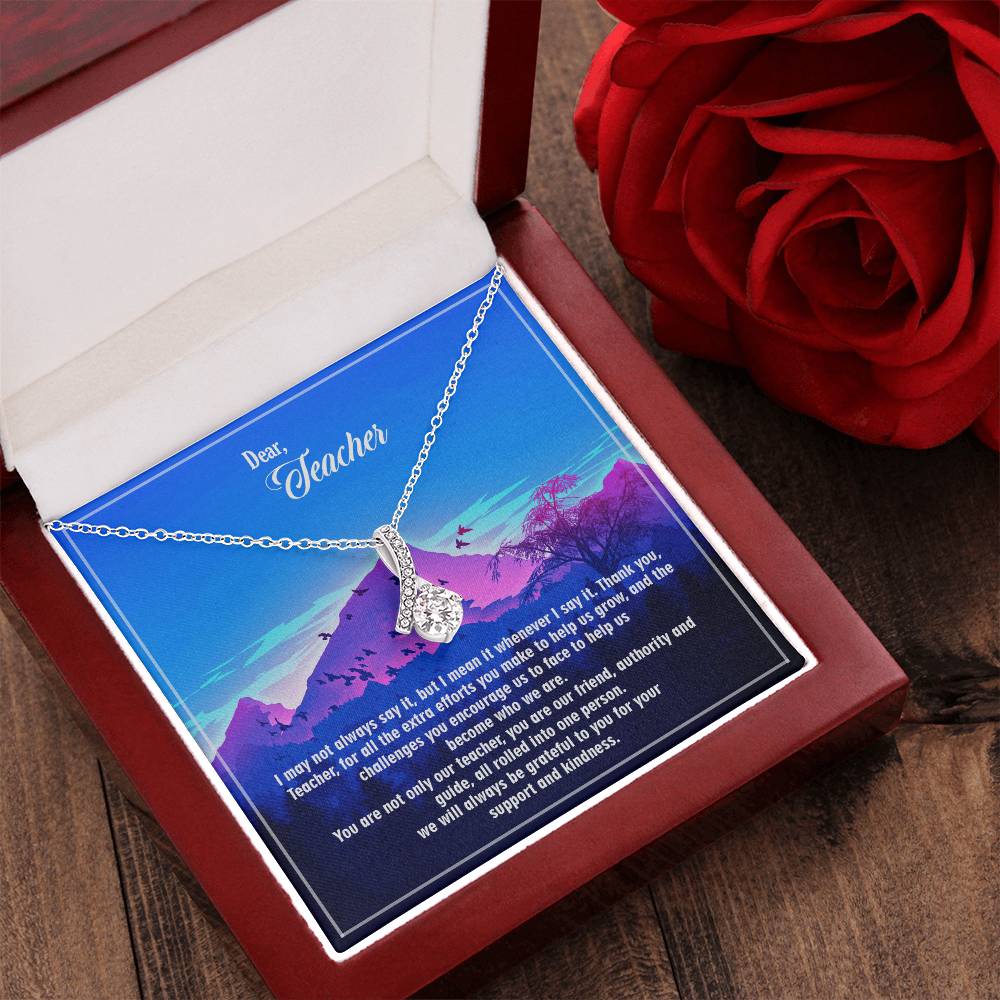 Alluring Necklace For My Supportive And Kind Teacher Alluring Beauty Necklace