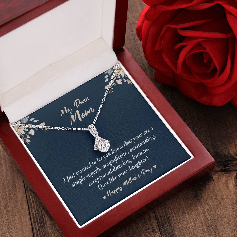 Beautiful Sparkly Pendant For Your Mom Alluring Beauty Necklace