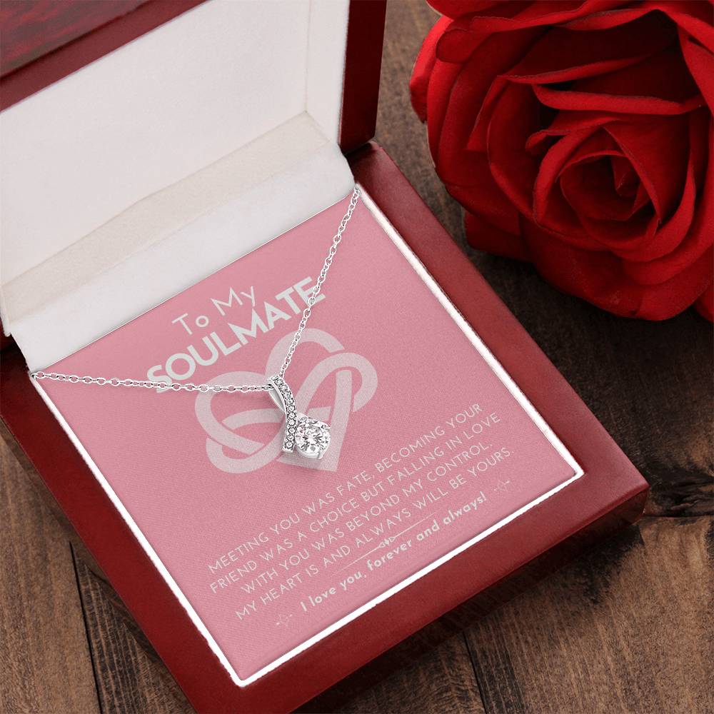 Alluring Necklace My Heart Is And Always Will Be Yours.......... To Soulmate Alluring Beauty Necklace