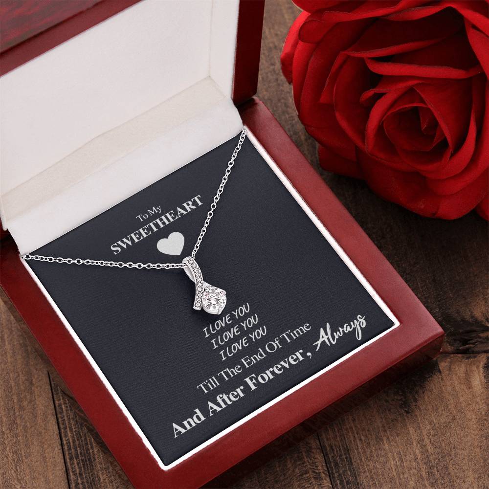 After Forever Always Eternal Love Pendant Alluring Beauty Necklace