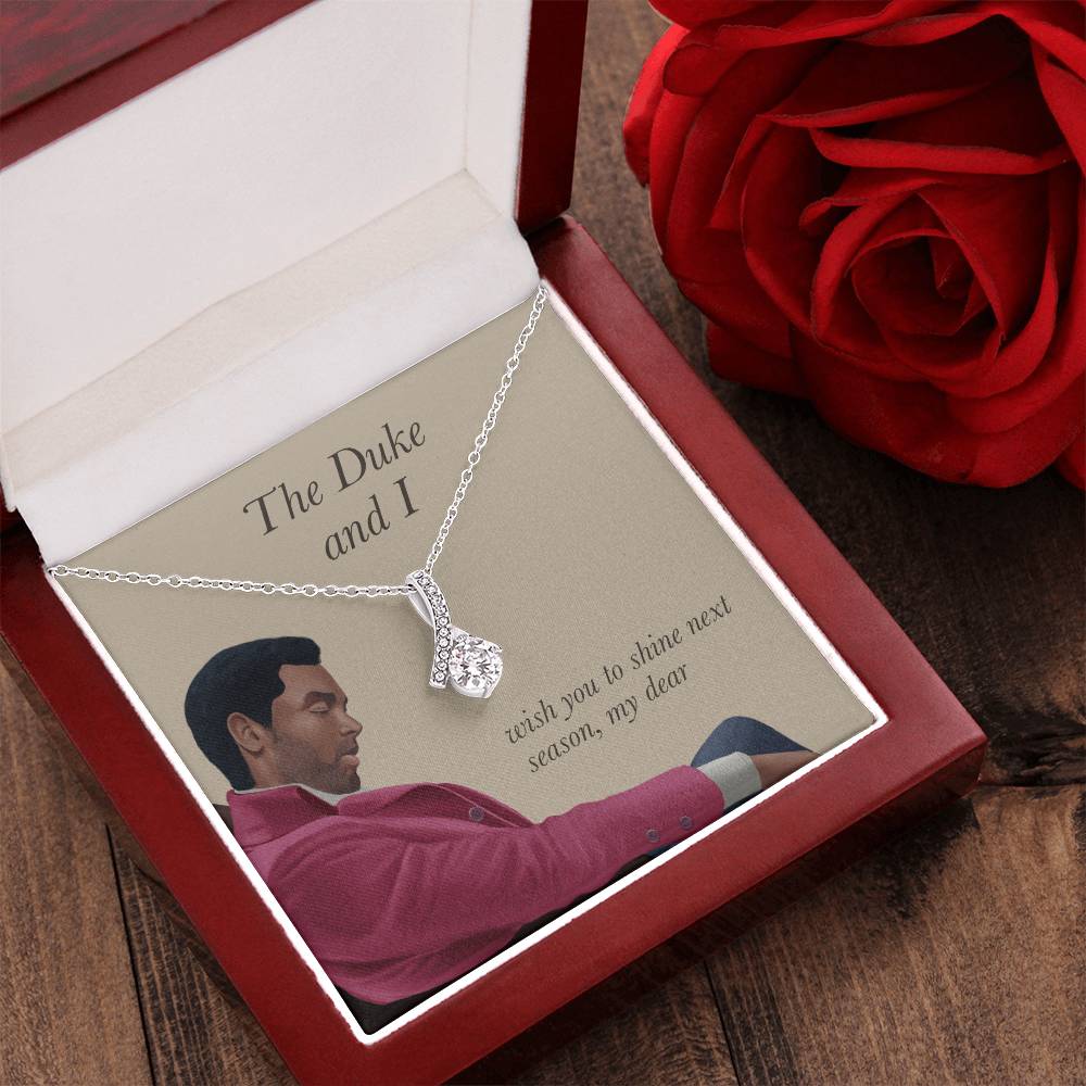 Bridgerton Gifts The Duke And I Necklace Bff Gift Christmas Birthday Alluring Beauty Necklace