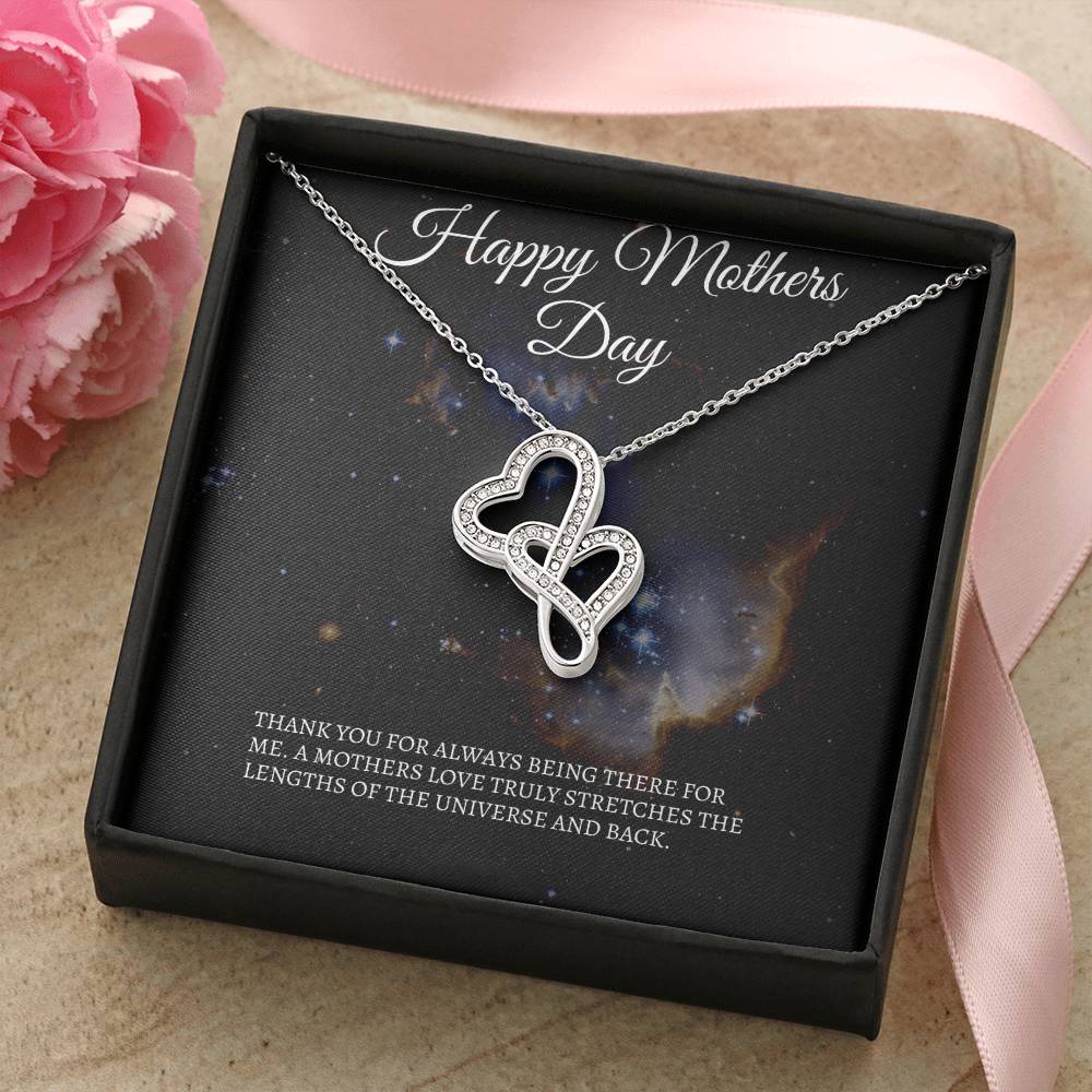 Double Hearts Mother Day Double Hearts Necklace