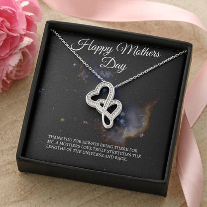 Double Hearts Mother Day Double Hearts Necklace