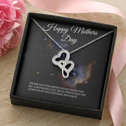 Double Hearts Mother Day Double Hearts Necklace