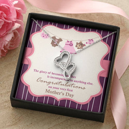 Double Hearts - Mother's Day Double Hearts Necklace