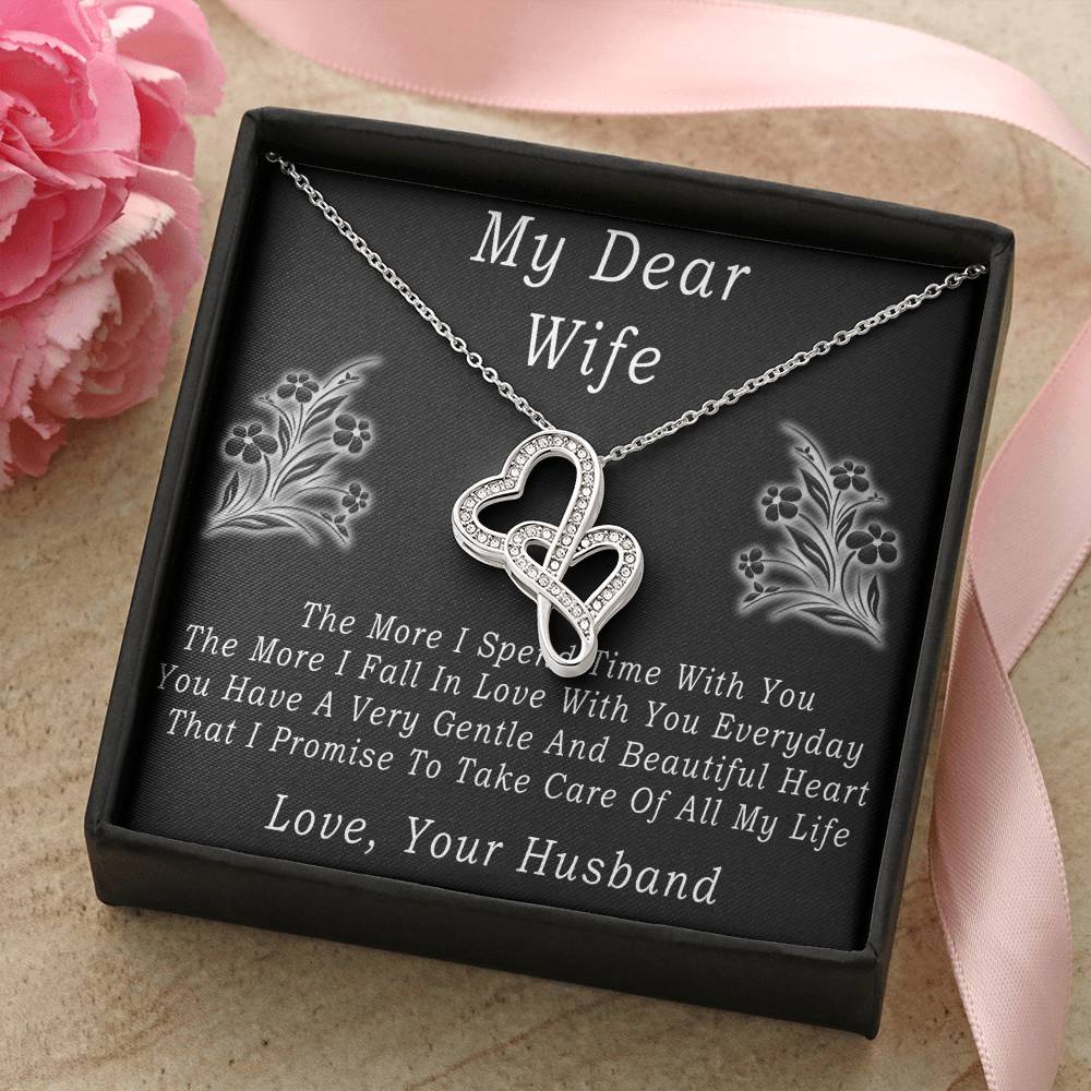 All My Life Double Hearts Necklace