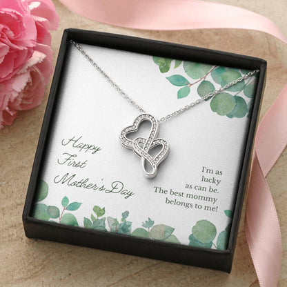 Double Heart - Mother's Day Double Hearts Necklace