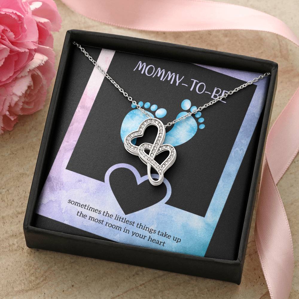Gift For Mom Mother's Day Necklace Mom Gift To My Mom Mom Birthday Unique Double Hearts Necklace