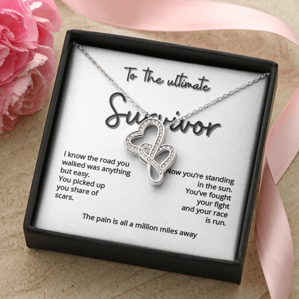 Ultimate Survivor Double Hearts Necklace