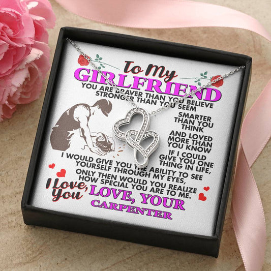 Double Heart Necklace For Girlfriend 1 Double Hearts Necklace