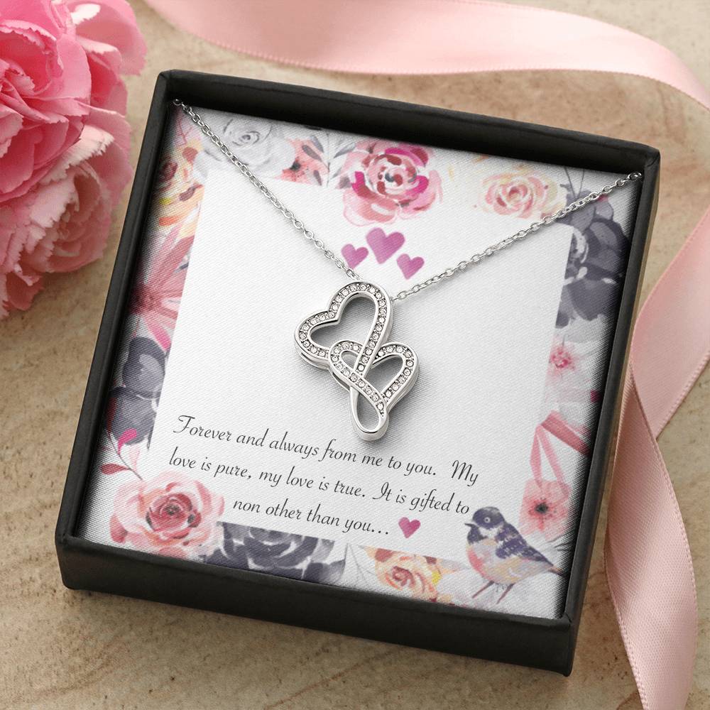 Forever Love Double Hearts Necklace
