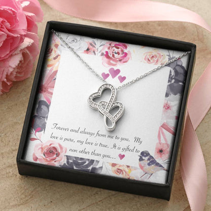 Forever Love Double Hearts Necklace